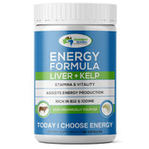 Grassland Nutrition Energy Formula Organic Beef Liver + Kelp 180 Capsules